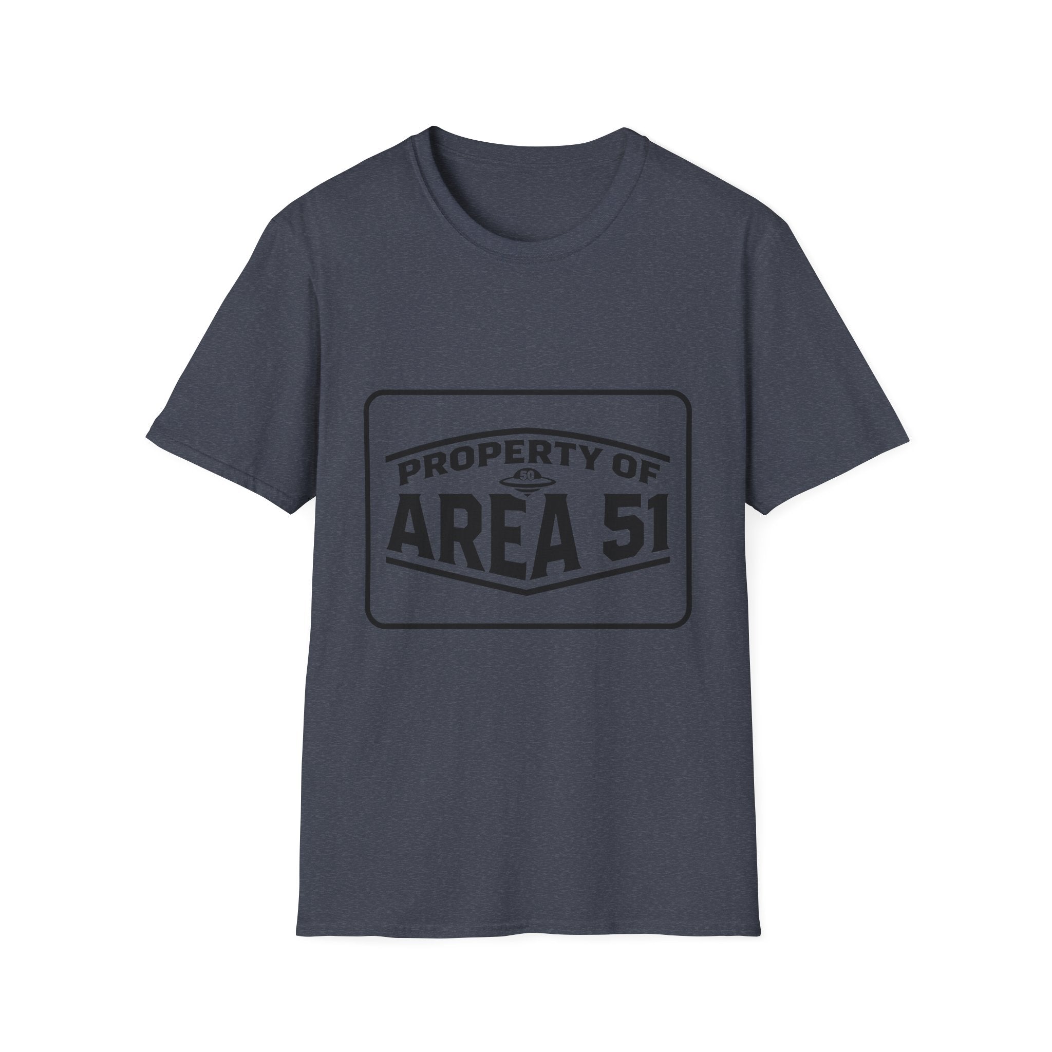 Area 51 T‑Shirt — "Property of Area 51" Alien Badge Tee
