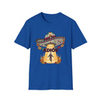 Adios Sombrero UFO Abduction T-Shirt — Humorous Mexican Fiesta Graphic Tee