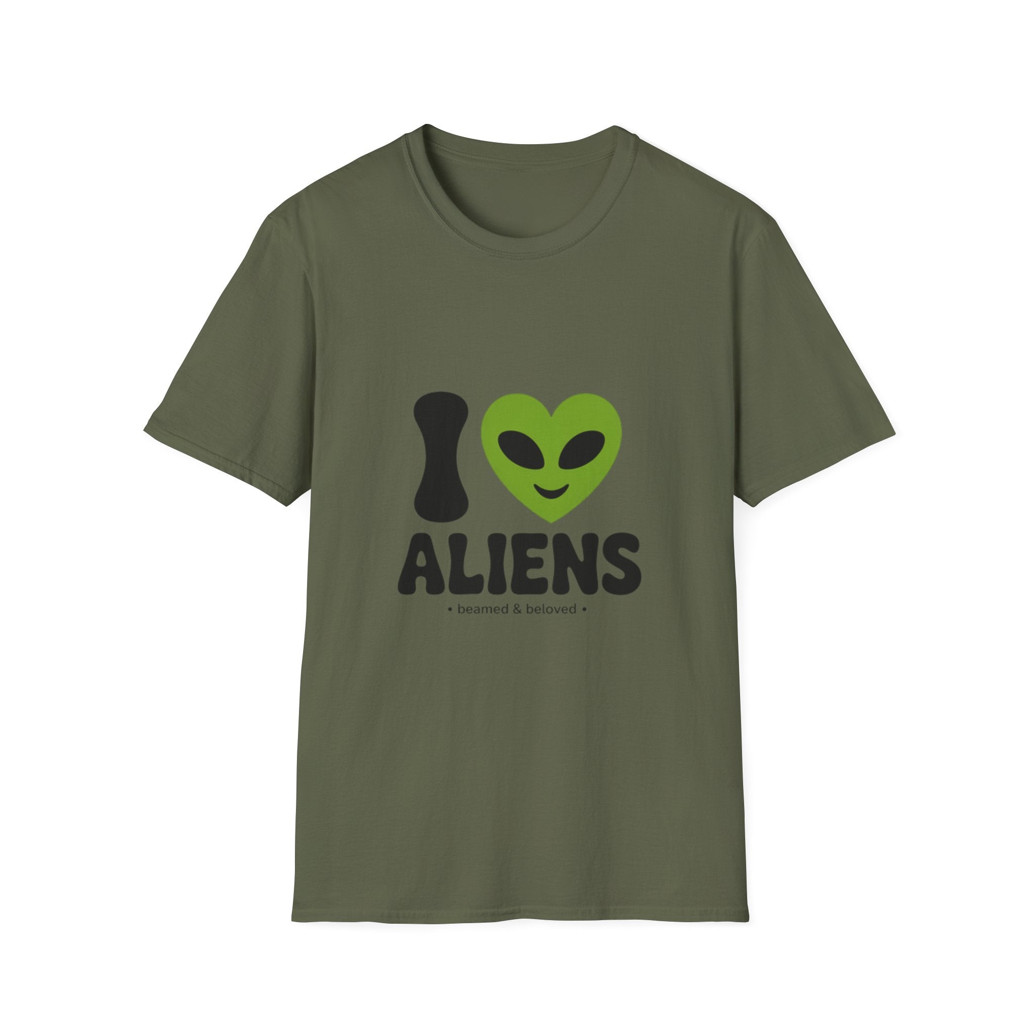 I Heart Aliens T-Shirt — Funny Alien Graphic Tee for Sci‑Fi Fans