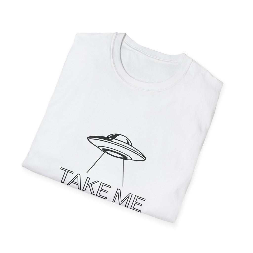 Take Me With You UFO T-Shirt — Alien Abduction Graphic Tee