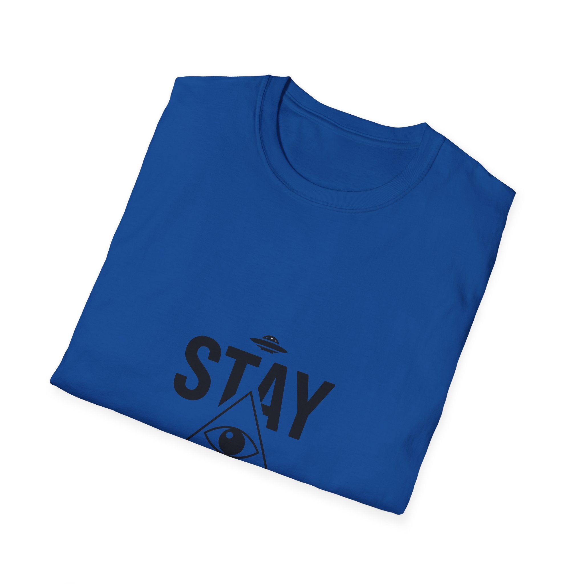 Stay Suspicious T-Shirt — Conspiracy Eye Graphic Tee
