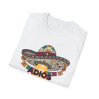 Adios Sombrero UFO Abduction T-Shirt — Humorous Mexican Fiesta Graphic Tee