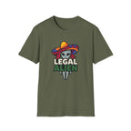 Legal Alien Graphic T-Shirt — Alien Wearing Sombrero Funny Mexican Pride Tee