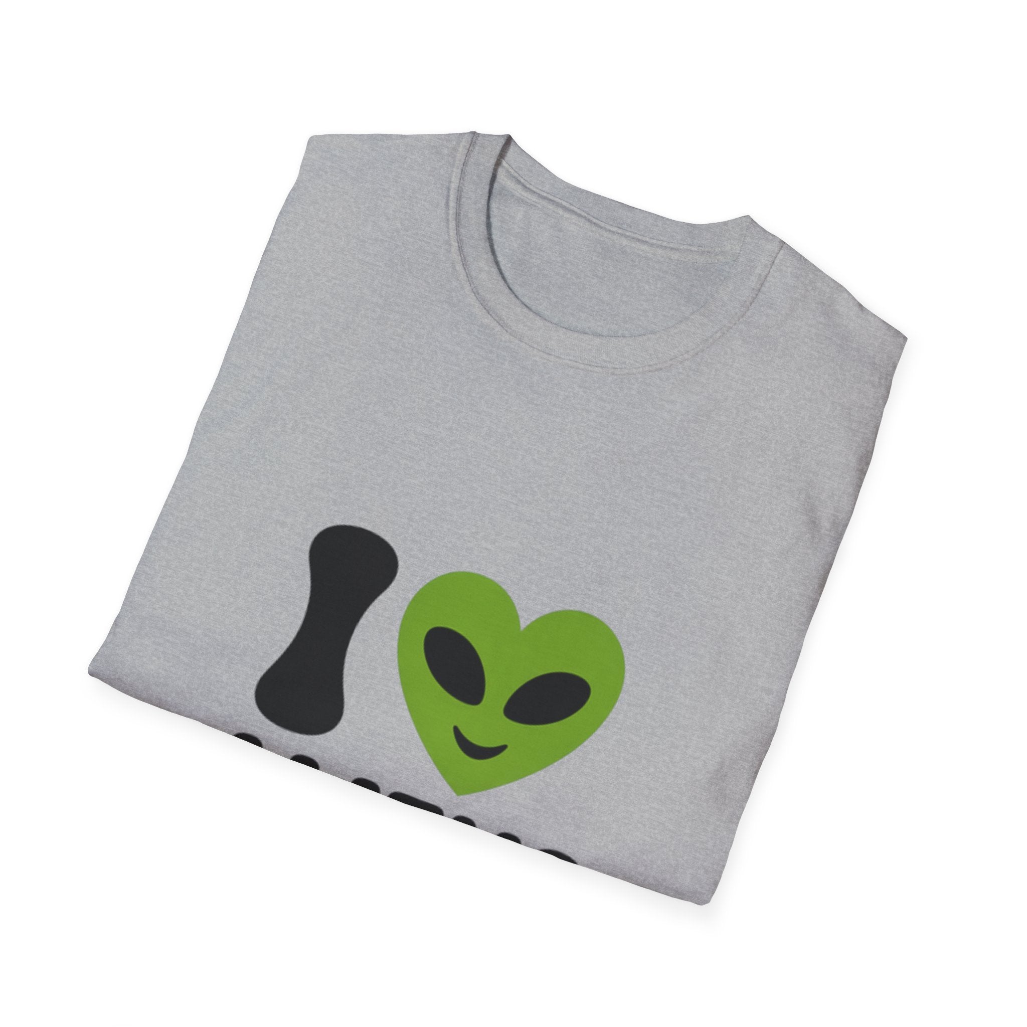 I Heart Aliens T-Shirt — Funny Alien Graphic Tee for Sci‑Fi Fans