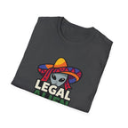 Legal Alien Graphic T-Shirt — Alien Wearing Sombrero Funny Mexican Pride Tee