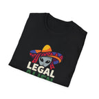 Legal Alien Graphic T-Shirt — Alien Wearing Sombrero Funny Mexican Pride Tee