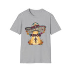 Adios Sombrero UFO Abduction T-Shirt — Humorous Mexican Fiesta Graphic Tee
