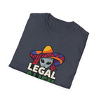 Legal Alien Graphic T-Shirt — Alien Wearing Sombrero Funny Mexican Pride Tee