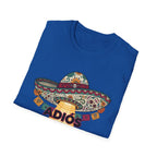 Adios Sombrero UFO Abduction T-Shirt — Humorous Mexican Fiesta Graphic Tee