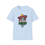 Legal Alien Graphic T-Shirt — Alien Wearing Sombrero Funny Mexican Pride Tee