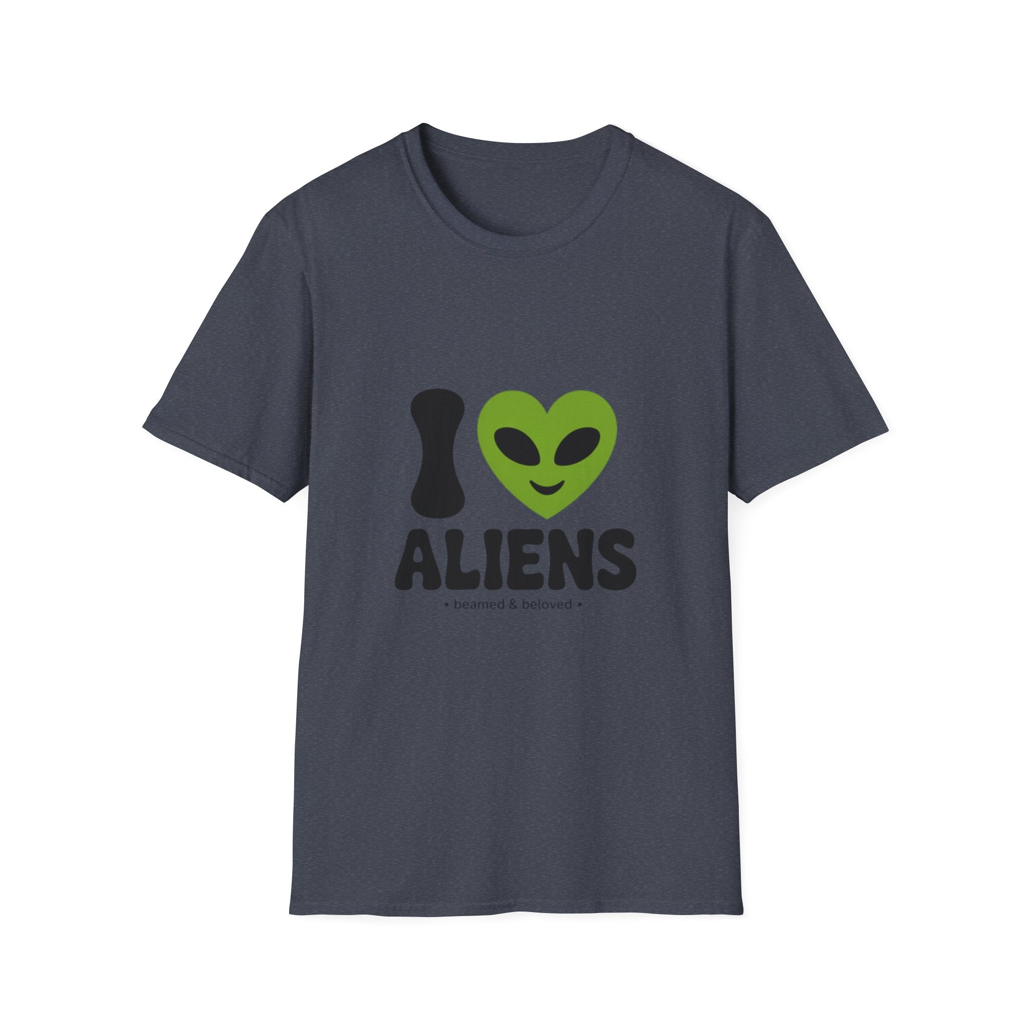 I Heart Aliens T-Shirt — Funny Alien Graphic Tee for Sci‑Fi Fans