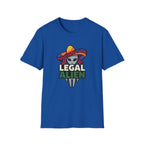 Legal Alien Graphic T-Shirt — Alien Wearing Sombrero Funny Mexican Pride Tee
