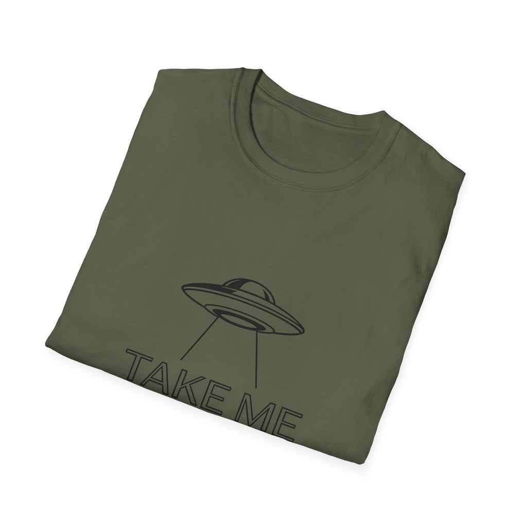 Take Me With You UFO T-Shirt — Alien Abduction Graphic Tee