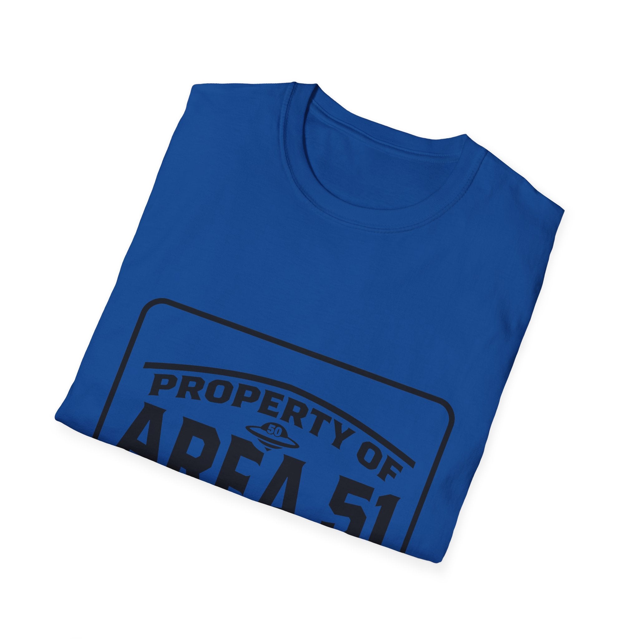 Area 51 T‑Shirt — "Property of Area 51" Alien Badge Tee