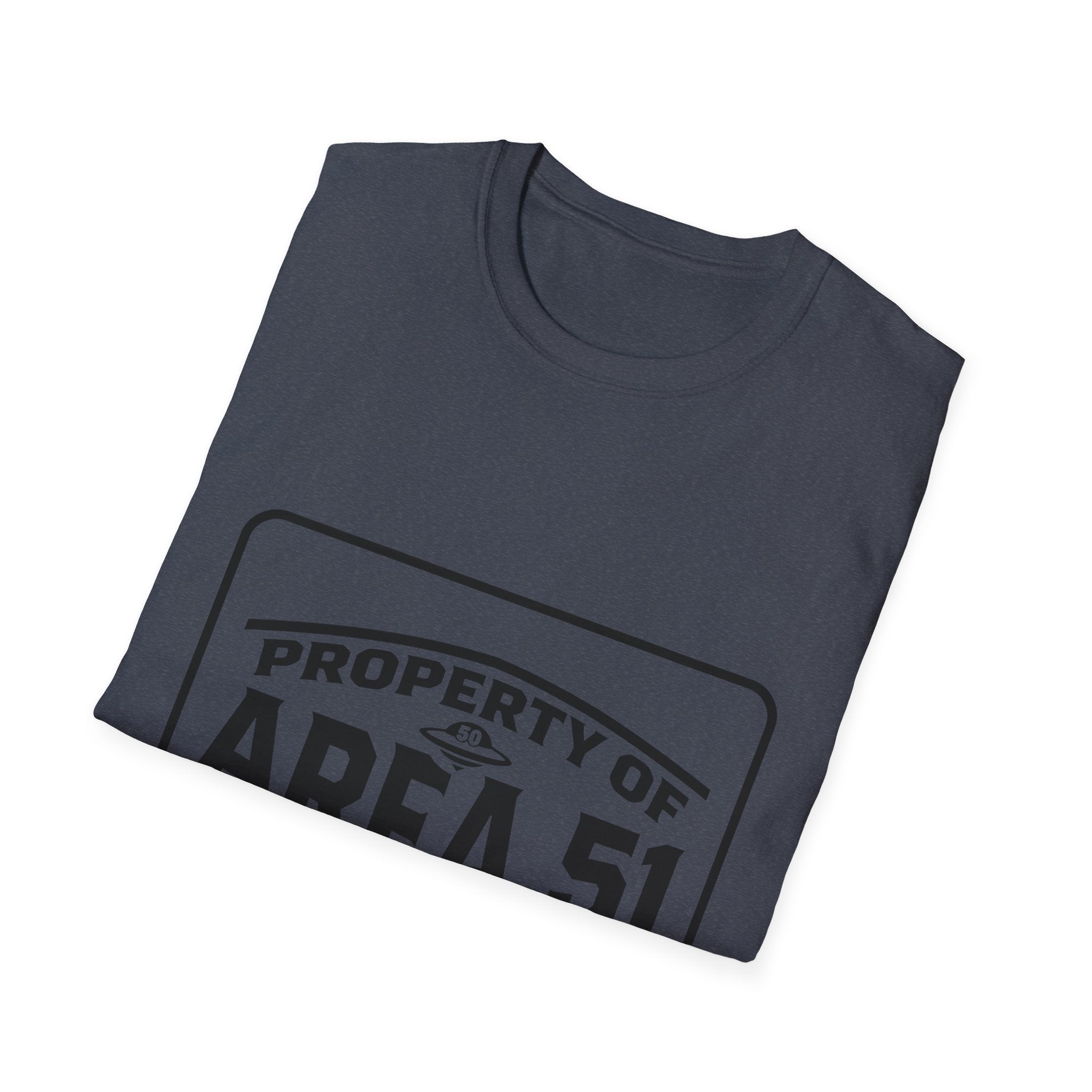 Area 51 T‑Shirt — "Property of Area 51" Alien Badge Tee