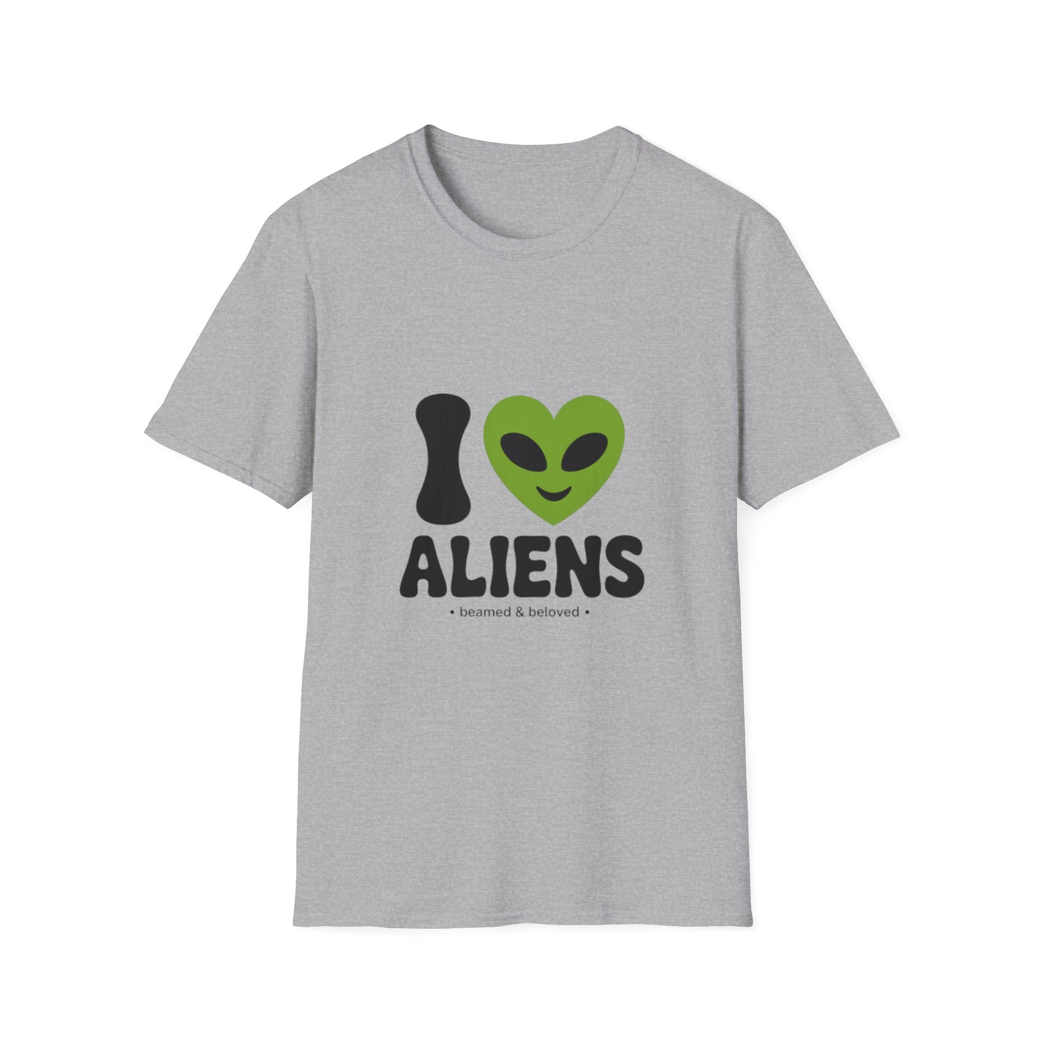 I Heart Aliens T-Shirt — Funny Alien Graphic Tee for Sci‑Fi Fans