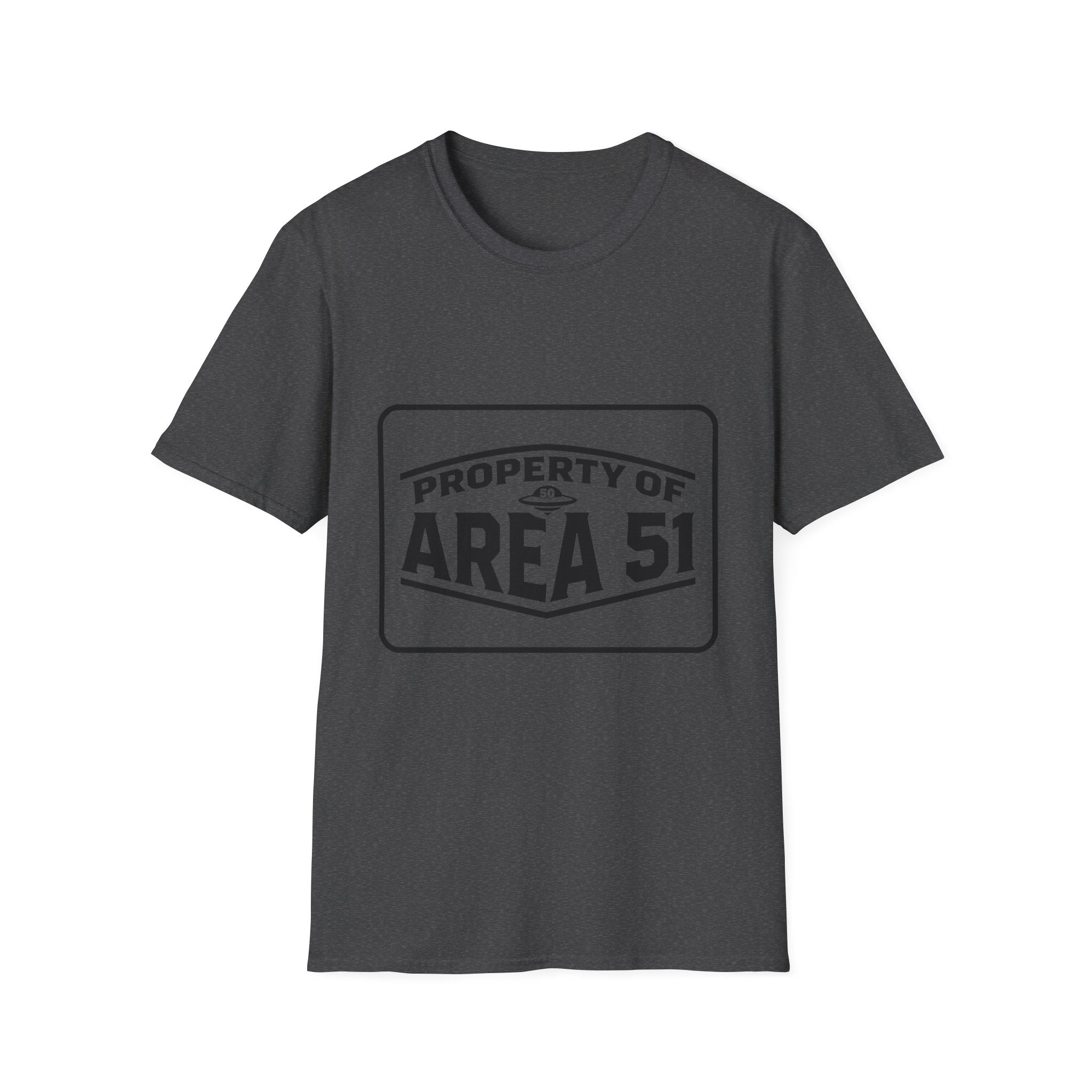 Area 51 T‑Shirt — "Property of Area 51" Alien Badge Tee