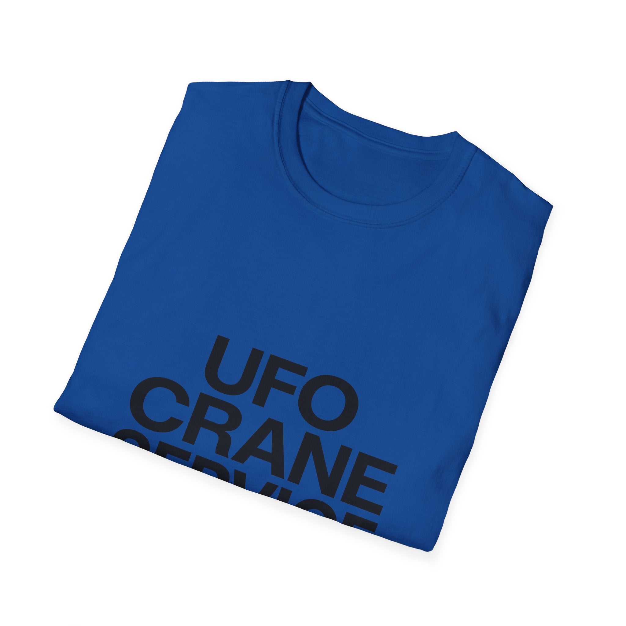 UFO Crane Service T‑Shirt — "Ancient Install Experts" Graphic Tee