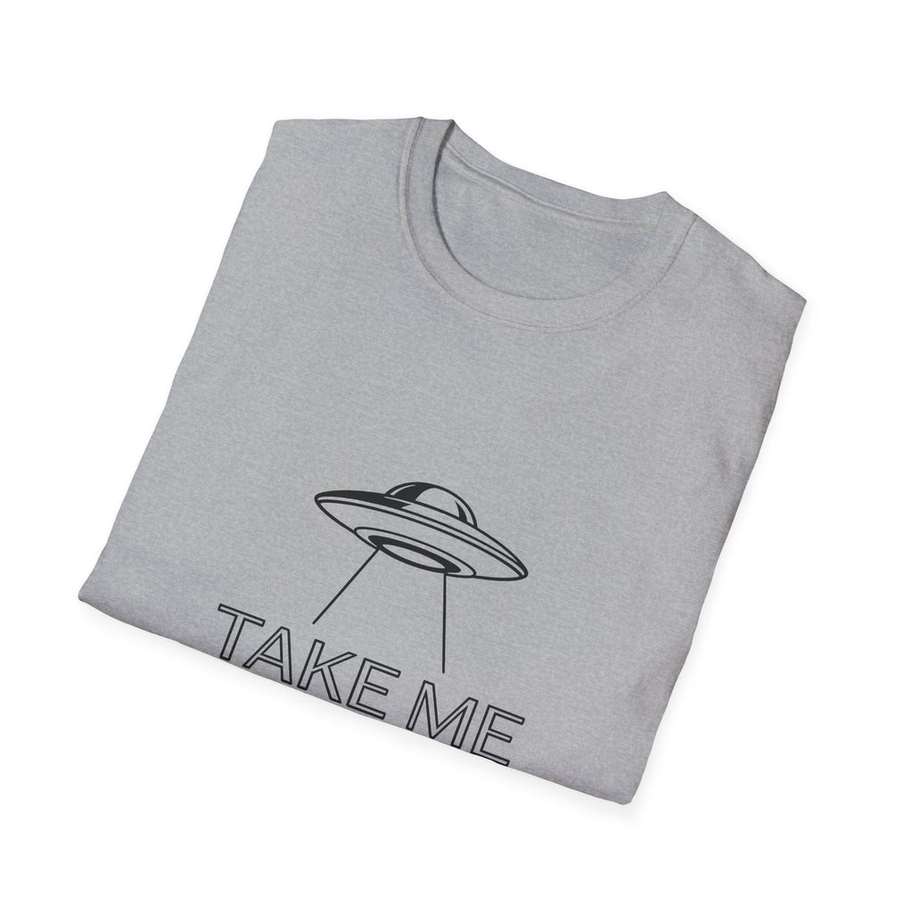 Take Me With You UFO T-Shirt — Alien Abduction Graphic Tee
