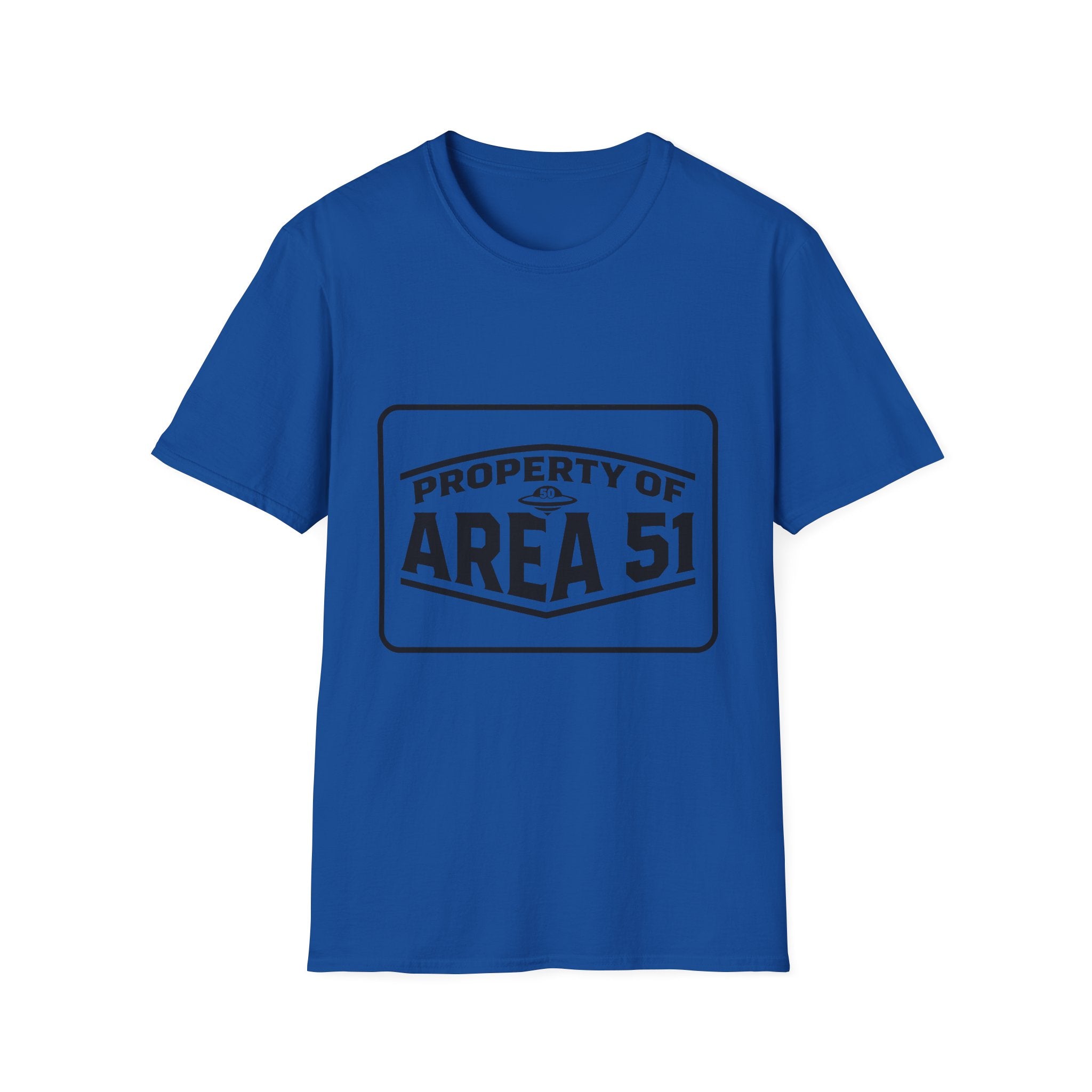 Area 51 T‑Shirt — "Property of Area 51" Alien Badge Tee
