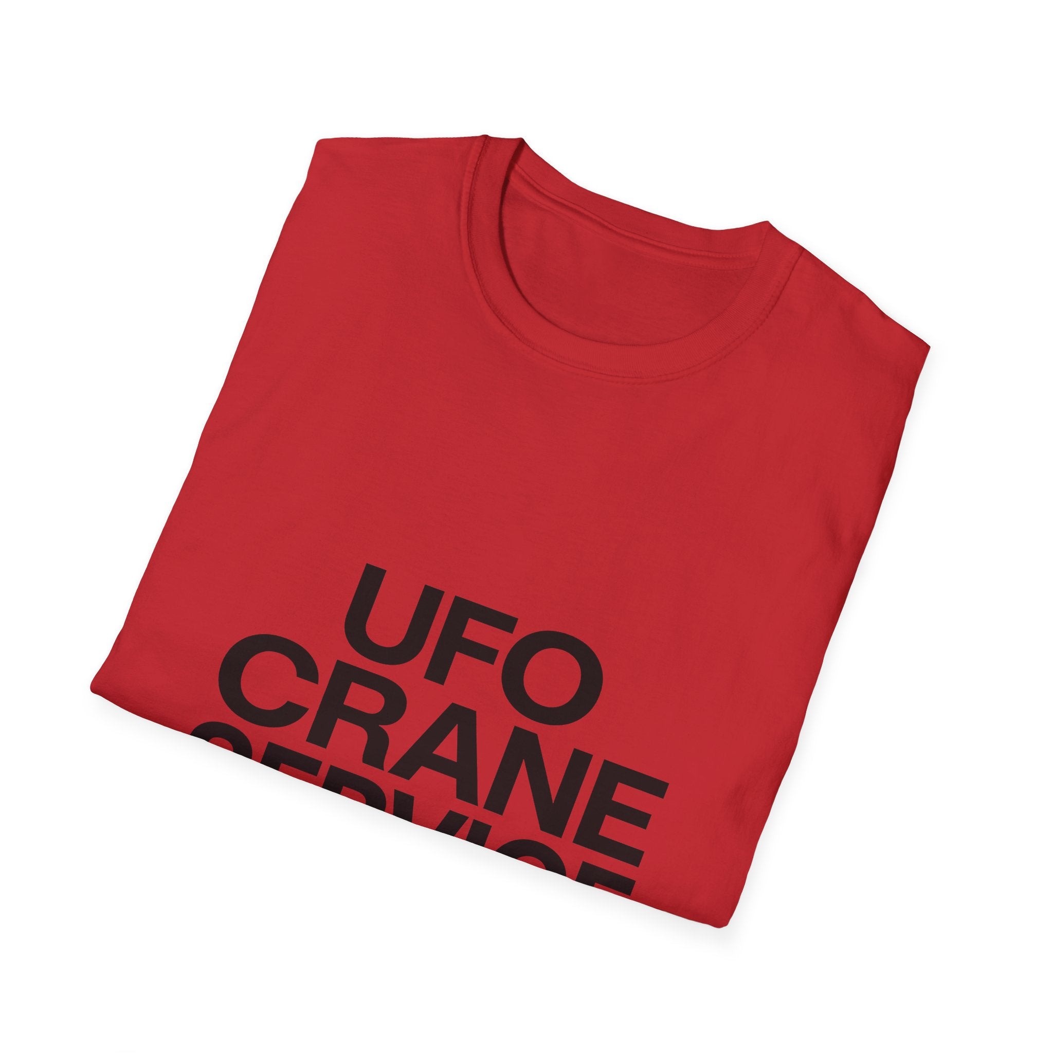 UFO Crane Service T‑Shirt — "Ancient Install Experts" Graphic Tee