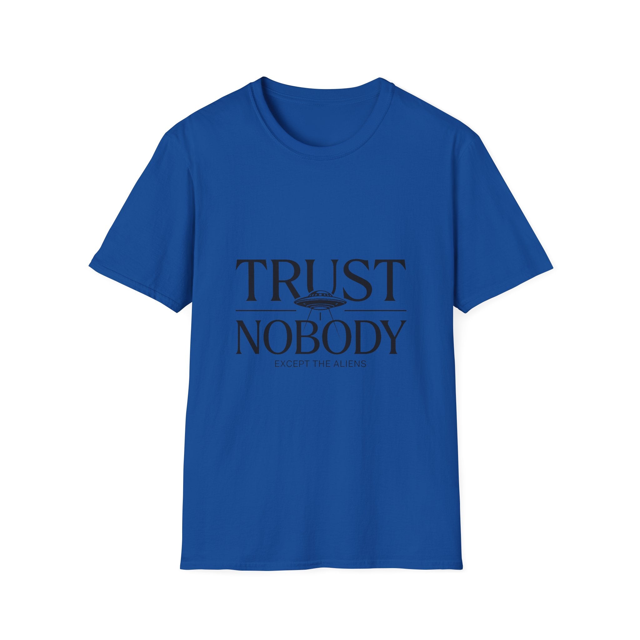 T-Shirt — "Trust Nobody" Minimalist Statement Tee