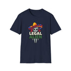 Legal Alien Graphic T-Shirt — Alien Wearing Sombrero Funny Mexican Pride Tee