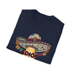 Adios Sombrero UFO Abduction T-Shirt — Humorous Mexican Fiesta Graphic Tee
