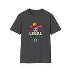 Legal Alien Graphic T-Shirt — Alien Wearing Sombrero Funny Mexican Pride Tee