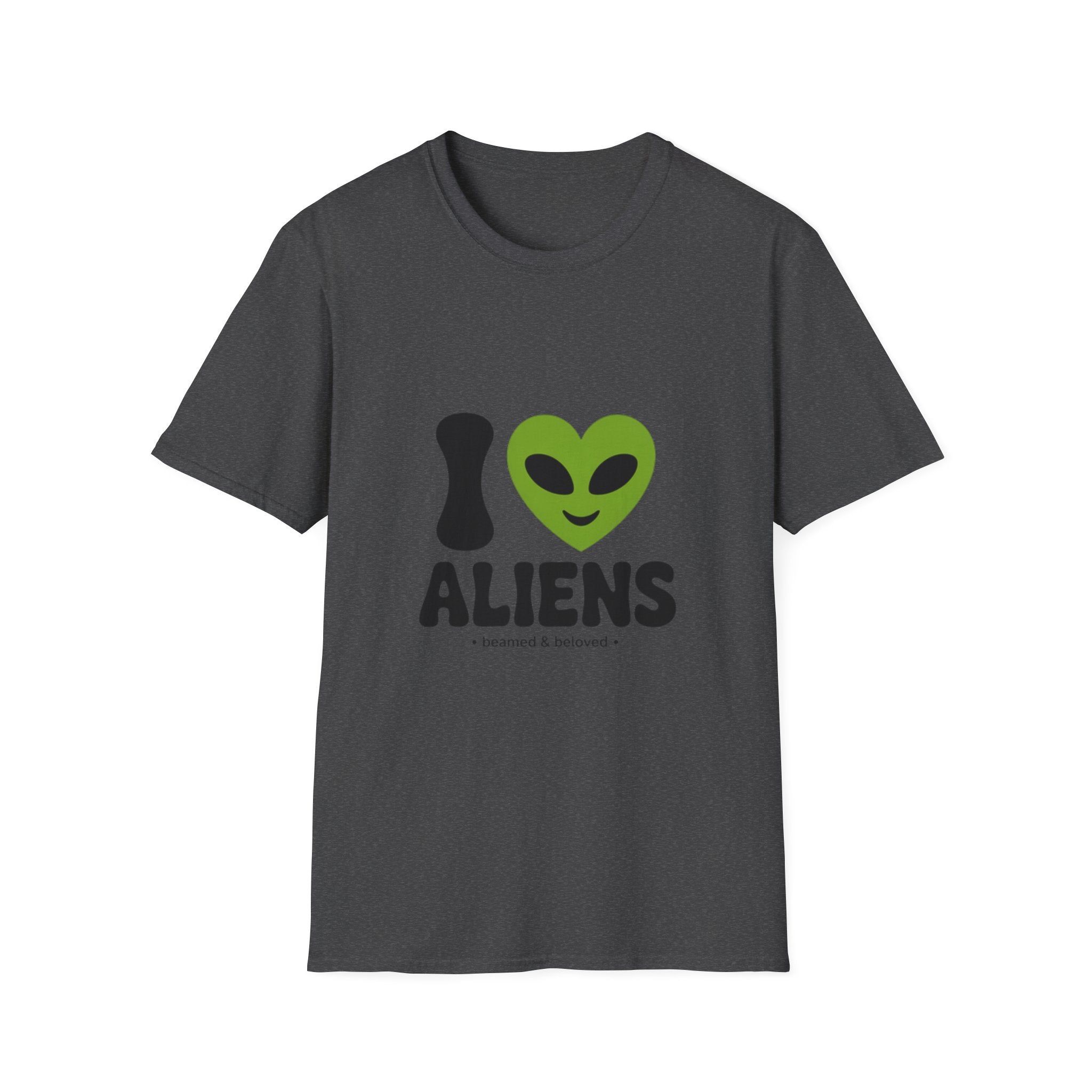 I Heart Aliens T-Shirt — Funny Alien Graphic Tee for Sci‑Fi Fans